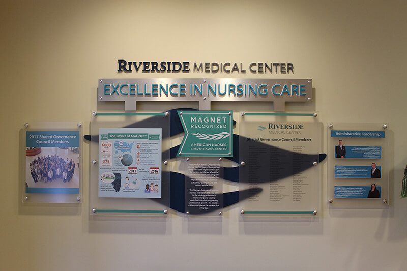 Riverside Healthcare wall